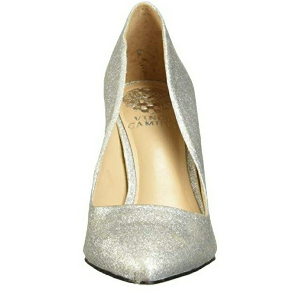 Glam Glitter Vince Camuto Block Heels - Picture 2 of 8